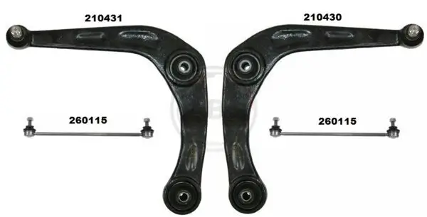 Reparatursatz, Querlenker Vorderachse A.B.S. 219903