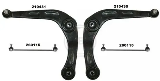 Reparatursatz, Querlenker Vorderachse A.B.S. 219903 Bild Reparatursatz, Querlenker Vorderachse A.B.S. 219903