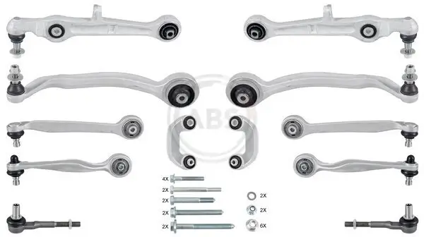 Reparatursatz, Querlenker Vorderachse links Vorderachse rechts A.B.S. 219916