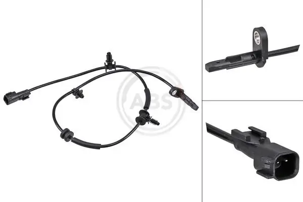 Sensor, Raddrehzahl Vorderachse A.B.S. 30184