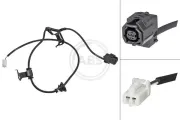 Sensor, Raddrehzahl Hinterachse links A.B.S. 30195