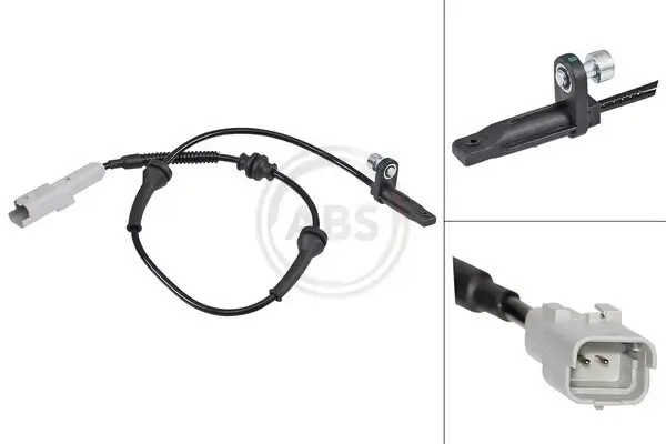 Sensor, Raddrehzahl Hinterachse A.B.S. 30219