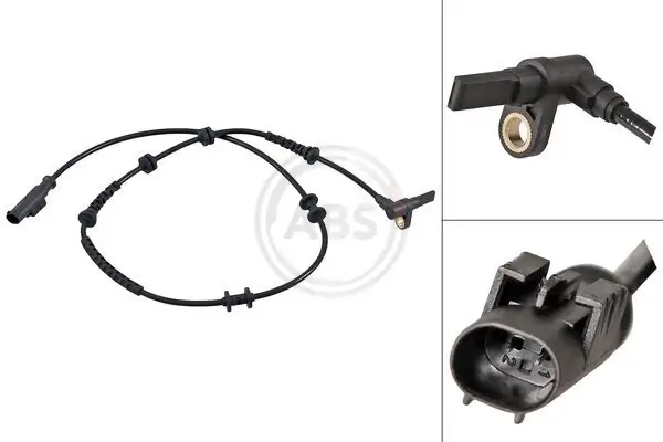Sensor, Raddrehzahl Vorderachse A.B.S. 30666