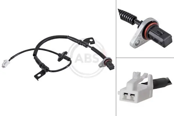 Sensor, Raddrehzahl Hinterachse links A.B.S. 30911