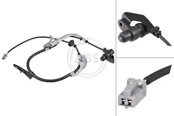 Sensor, Raddrehzahl Hinterachse links A.B.S. 31045