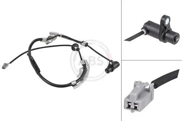 Sensor, Raddrehzahl Hinterachse A.B.S. 31048