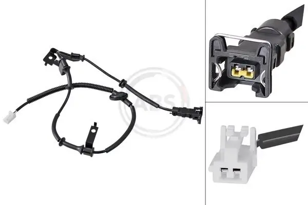 Sensor, Raddrehzahl Hinterachse links A.B.S. 31558