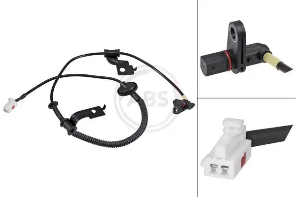 Sensor, Raddrehzahl Hinterachse links A.B.S. 31624
