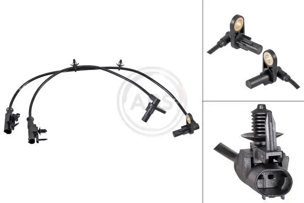 Sensor, Raddrehzahl Hinterachse A.B.S. 31635