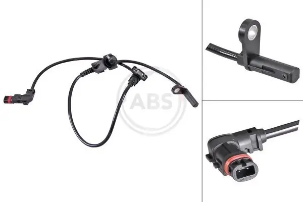 Sensor, Raddrehzahl Vorderachse A.B.S. 31707