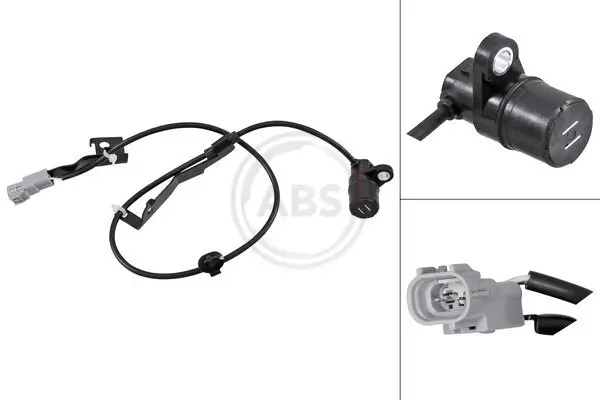 Sensor, Raddrehzahl Hinterachse links A.B.S. 31744