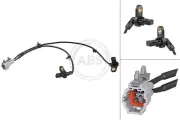 Sensor, Raddrehzahl Hinterachse A.B.S. 31801