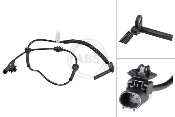 Sensor, Raddrehzahl Vorderachse A.B.S. 31824