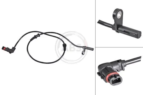 Sensor, Raddrehzahl Vorderachse A.B.S. 31830