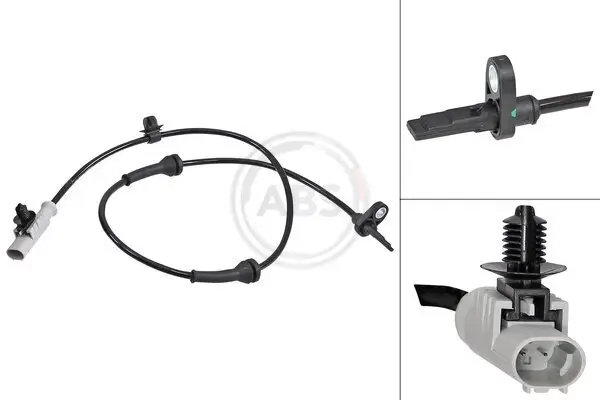 Sensor, Raddrehzahl Vorderachse A.B.S. 31864