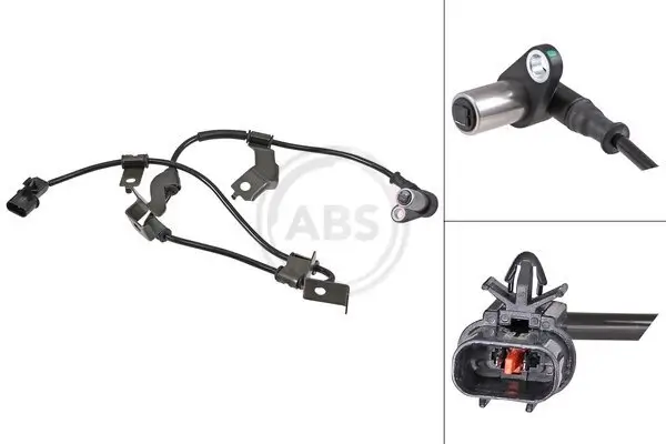 Sensor, Raddrehzahl Vorderachse links A.B.S. 31902