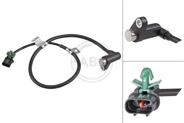 Sensor, Raddrehzahl Hinterachse links A.B.S. 31905