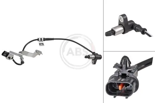 Sensor, Raddrehzahl Vorderachse rechts A.B.S. 31908