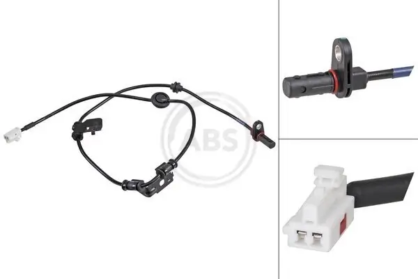 Sensor, Raddrehzahl Hinterachse links A.B.S. 31983