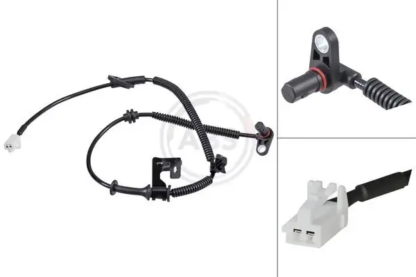 Sensor, Raddrehzahl Hinterachse links A.B.S. 32084