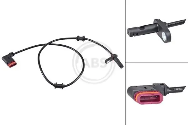 Sensor, Raddrehzahl Hinterachse A.B.S. 32114