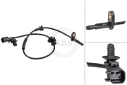 Sensor, Raddrehzahl Hinterachse A.B.S. 32235