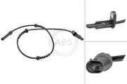 Sensor, Raddrehzahl Hinterachse A.B.S. 32247