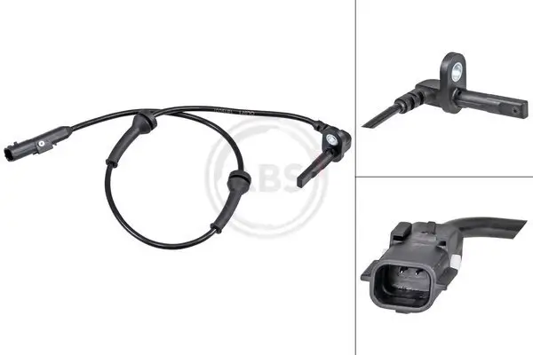 Sensor, Raddrehzahl Vorderachse A.B.S. 32348