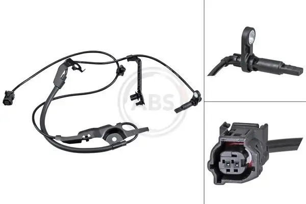 Sensor, Raddrehzahl Vorderachse links A.B.S. 33004