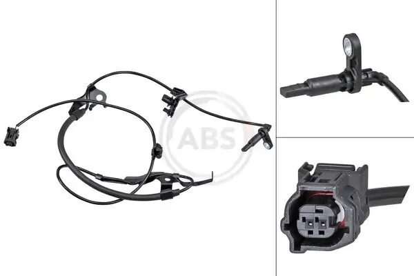 Sensor, Raddrehzahl Vorderachse rechts A.B.S. 33005