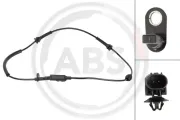 Sensor, Raddrehzahl Vorderachse A.B.S. 33015