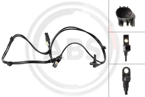 Sensor, Raddrehzahl Hinterachse links A.B.S. 33020