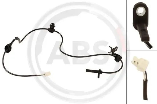 Sensor, Raddrehzahl Hinterachse rechts A.B.S. 33040 Bild Sensor, Raddrehzahl Hinterachse rechts A.B.S. 33040
