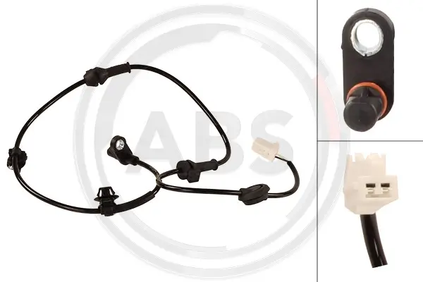 Sensor, Raddrehzahl Hinterachse A.B.S. 33043