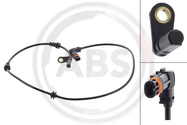 Sensor, Raddrehzahl Vorderachse A.B.S. 33048