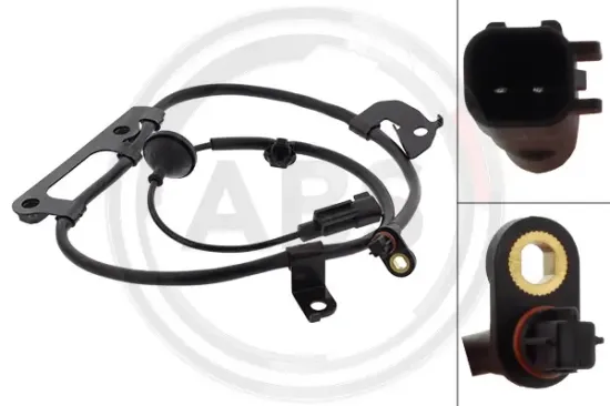 Sensor, Raddrehzahl Hinterachse rechts A.B.S. 33074 Bild Sensor, Raddrehzahl Hinterachse rechts A.B.S. 33074