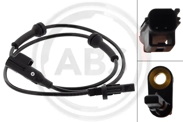 Sensor, Raddrehzahl Vorderachse A.B.S. 33076