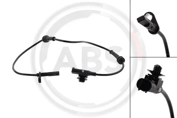 Sensor, Raddrehzahl Vorderachse A.B.S. 33099
