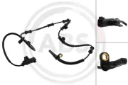Sensor, Raddrehzahl Hinterachse A.B.S. 33107