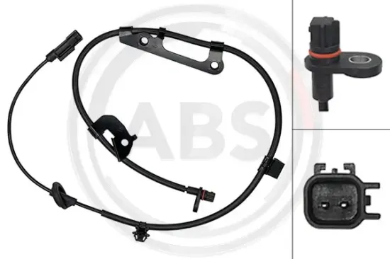 Sensor, Raddrehzahl Hinterachse rechts A.B.S. 33120 Bild Sensor, Raddrehzahl Hinterachse rechts A.B.S. 33120