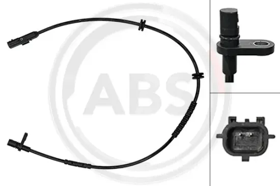 Sensor, Raddrehzahl Hinterachse A.B.S. 33125 Bild Sensor, Raddrehzahl Hinterachse A.B.S. 33125