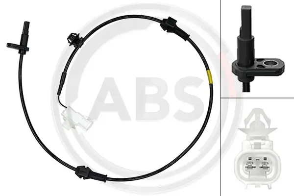 Sensor, Raddrehzahl Vorderachse A.B.S. 33127