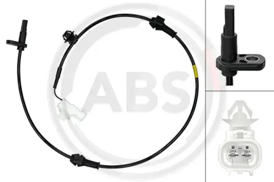 Sensor, Raddrehzahl Vorderachse A.B.S. 33127 Bild Sensor, Raddrehzahl Vorderachse A.B.S. 33127