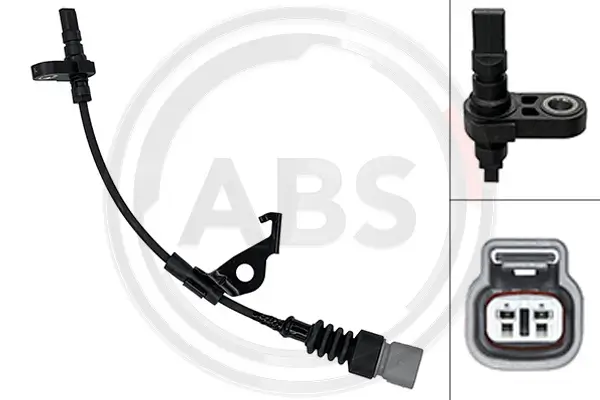 Sensor, Raddrehzahl Vorderachse rechts A.B.S. 33129