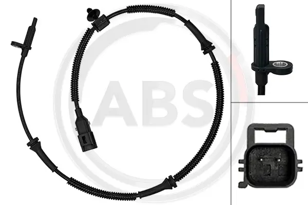 Sensor, Raddrehzahl Hinterachse A.B.S. 33135