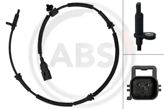 Sensor, Raddrehzahl Hinterachse A.B.S. 33135 Bild Sensor, Raddrehzahl Hinterachse A.B.S. 33135