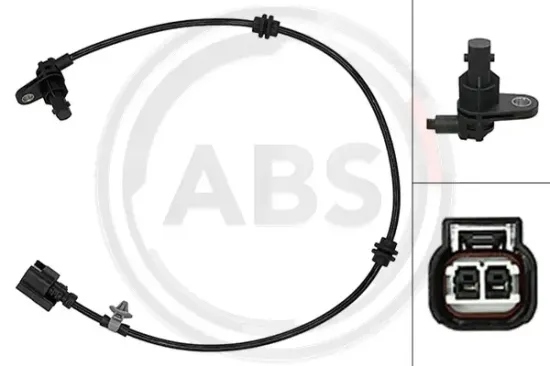 Sensor, Raddrehzahl Vorderachse A.B.S. 33136 Bild Sensor, Raddrehzahl Vorderachse A.B.S. 33136