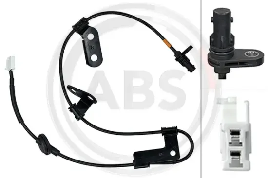 Sensor, Raddrehzahl Hinterachse rechts A.B.S. 33143 Bild Sensor, Raddrehzahl Hinterachse rechts A.B.S. 33143