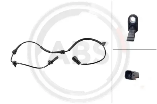 Sensor, Raddrehzahl Vorderachse A.B.S. 33154 Bild Sensor, Raddrehzahl Vorderachse A.B.S. 33154