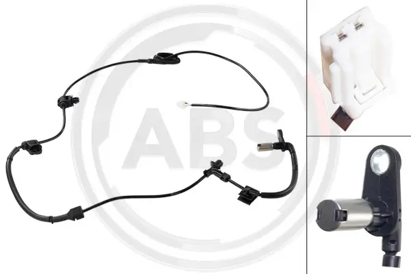 Sensor, Raddrehzahl Hinterachse links A.B.S. 33155